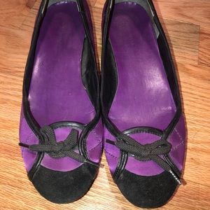 REPOSH Nine West purple flats SIZE 10
